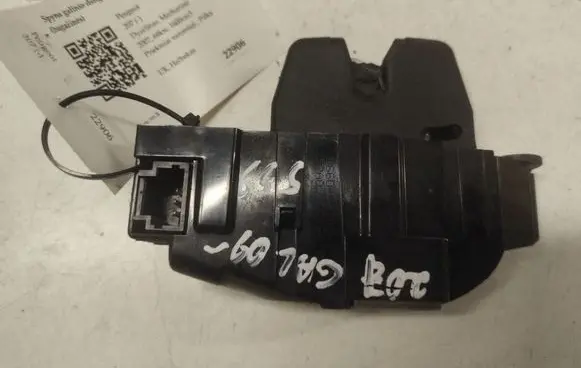 Peugeot 207 Tailgate/trunk/boot lock/catch/latch 9660403980