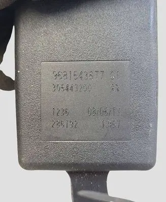 Citroen C4 Grand Picasso Rear seatbelt buckle 968154387701