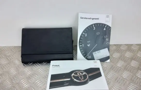 Toyota Proace Owners service history hand book 