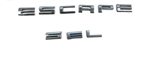 Ford Escape IV Rear loading door model letters 