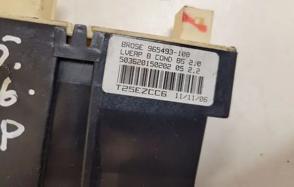 Citroen C5 Front door window regulator motor 9681590480 965493100