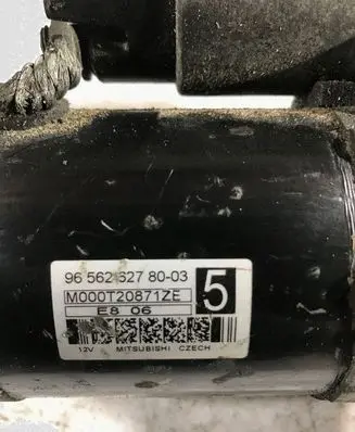 Citroen C5 Starter motor 965626278003 M000T20871ZE