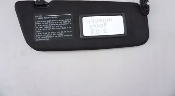 Hyundai Coupe Sun visor