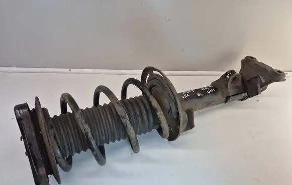 Front shock absorber with coil spring