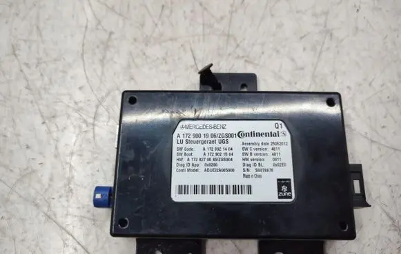 Mercedes-Benz CLS C218 X218 Other control units/modules A1729001906