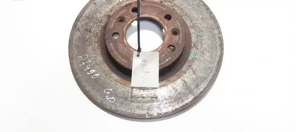 Peugeot 407 Rear brake disc neventiliuojamas