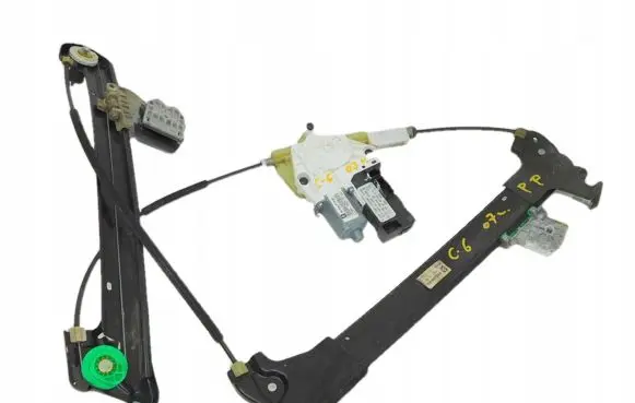 Citroen C6 Front door window regulator with motor 9650386080