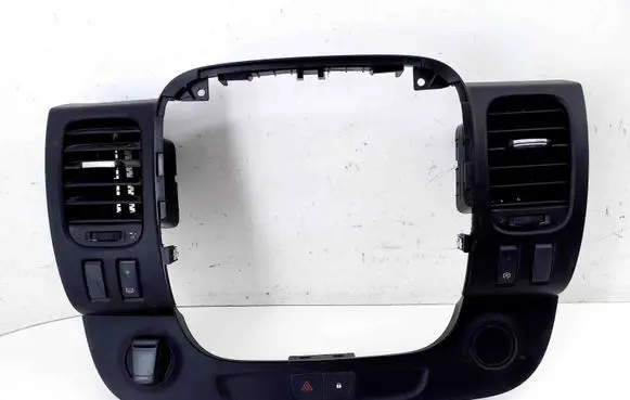 Dashboard air vent grill cover trim