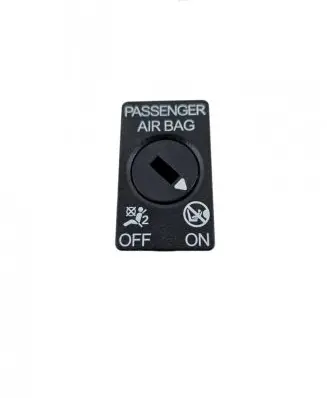 Passenger airbag on/off switch