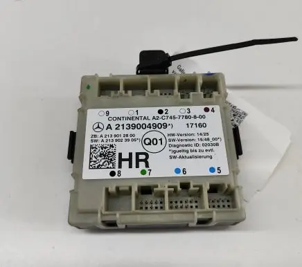 Mercedes-Benz E W213 Door control unit/module A2139004909 A2139012800
