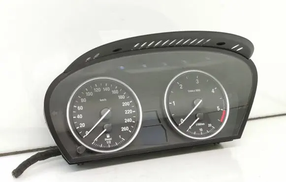 BMW 5 E60 E61 Speedometer (instrument cluster) 9153755 6965359 A2C53103635
