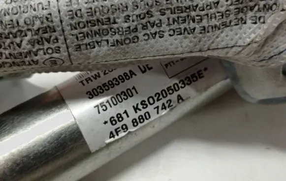 Audi A6 S6 C6 4F Roof airbag 30359398A 4F9880742A
