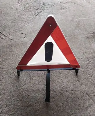 Emergency warning sign
