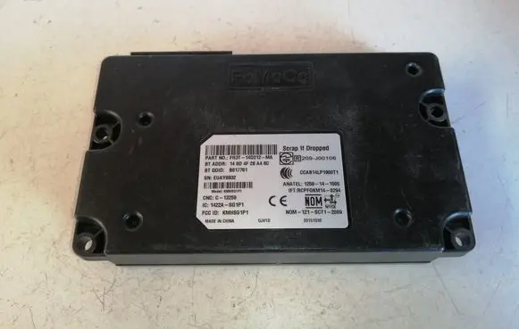 Ford Mustang VI Bluetooth control unit module FR3T14D212MA