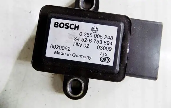 BMW X5 E53 ESP acceleration yaw rate sensor 6753694