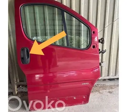 Opel Vivaro Front door exterior handle 91168527 91168525 91168526