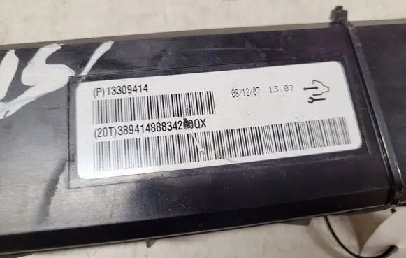Opel Insignia A Air conditioning/heating control unit 13309414 389414888342