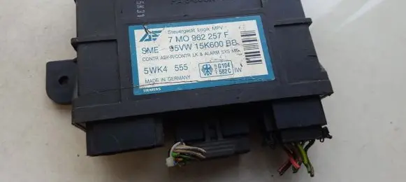 Ford Galaxy Comfort/convenience module 7m0962257f 95vw15k600bb