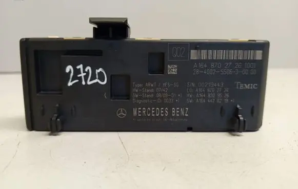 Mercedes-Benz ML W164 Tailgate/trunk control unit/module A1648702726 A1648209526 A1644420219