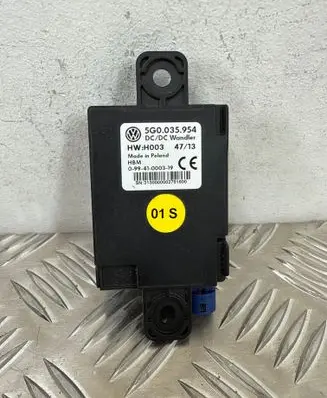 Volkswagen Golf VII Voltage converter/converter module 5G0035954 09941000319 HWH003