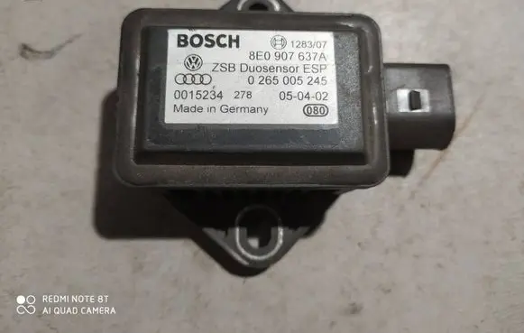 Audi A4 S4 B6 8E 8H ESP acceleration yaw rate sensor 8E0907637A