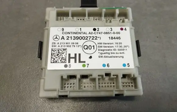 Mercedes-Benz E W213 Door control unit/module A2139002722 A2139027913 2139010908