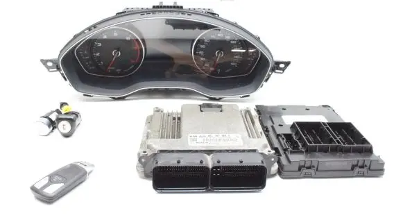Audi A4 S4 B9 8W Engine ECU kit and lock set 06L907309E