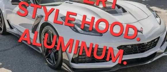 Chevrolet Corvette C7 Engine bonnet/hood