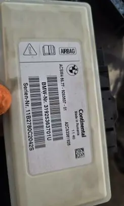 BMW 5 F10 F11 Airbag control unit/module 9253637