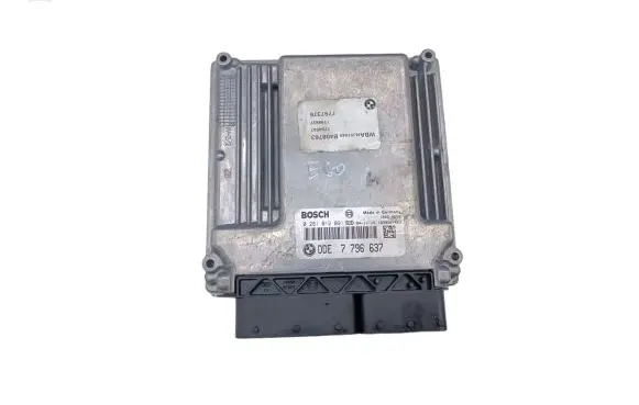 BMW 5 E60 E61 Engine control unit/module 7797376 DDE7796637 0281012091