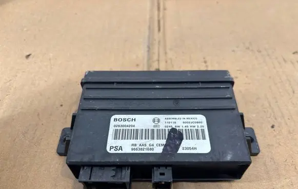 Peugeot RCZ Parking PDC control unit/module 6002JC0860 9663821680 0263004204