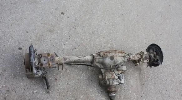 Volkswagen Caddy Rear axle beam with reductor 2k0907554b 5w933525 5w93352505