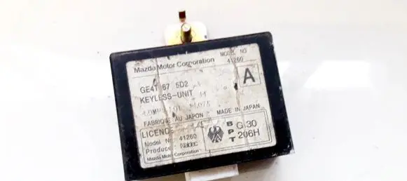 Mazda 626 Other control units/modules ge4t675d2 41260