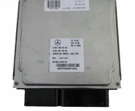 Mercedes-Benz Sprinter W906 Engine control unit/module A6519003403