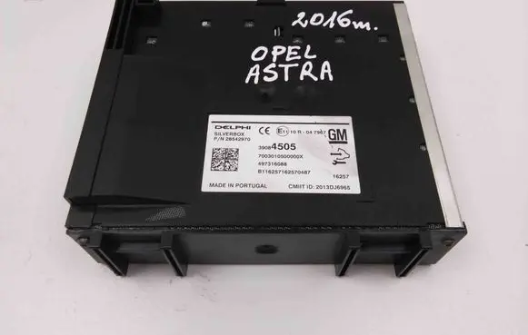 Opel Astra K GPS navigation control unit/module 39084505