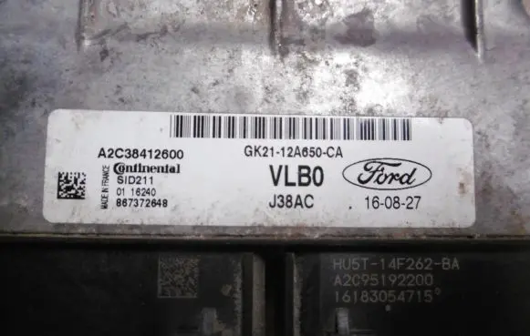 Ford Transit VII Engine control unit/module GK2112A650CA HU5T14F262BA 16183054715