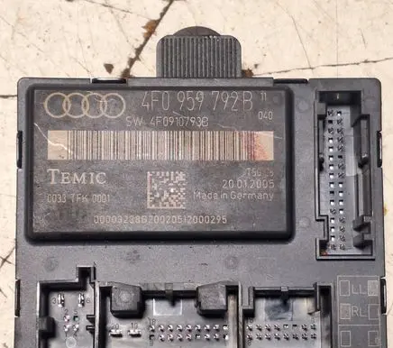 Audi A6 S6 C6 4F Door control unit/module 4F0959792B 4F0910793B 0033TFK0001