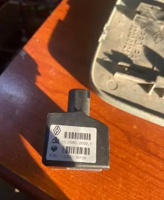 Renault Laguna II ESP acceleration yaw rate sensor 10098000591 0390139168