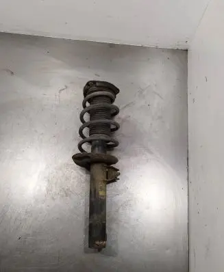 Front shock absorber with coil spring