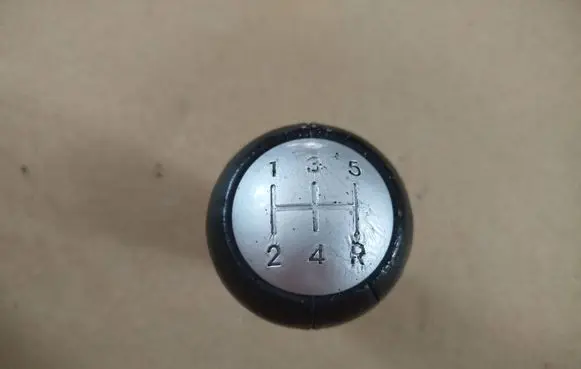 Gear lever shifter trim leather/knob