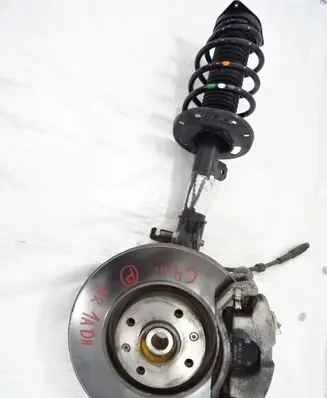 Front wheel hub spindle knuckle