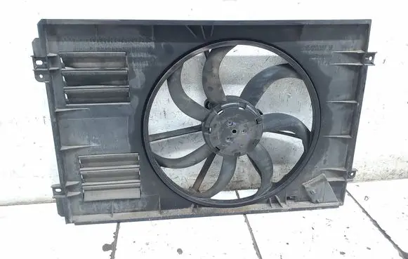Volkswagen Golf VI Electric radiator cooling fan 1K0121207BA 1K0121205AC
