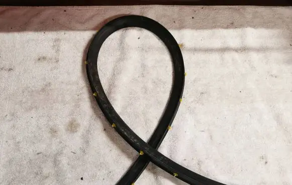 Volkswagen T-Cross Rear door glass trim molding 2GM839699A