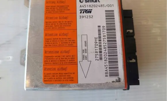 Smart ForTwo II Airbag control unit/module A4518202485
