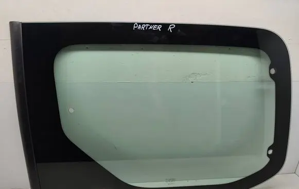 Peugeot Partner Sliding door window/glass 43R000016 DOT211M75AS2 E000191