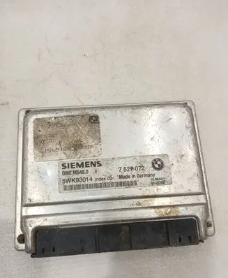 BMW 5 E60 E61 Engine control unit/module 7527072 5WK93014 DMEMS450