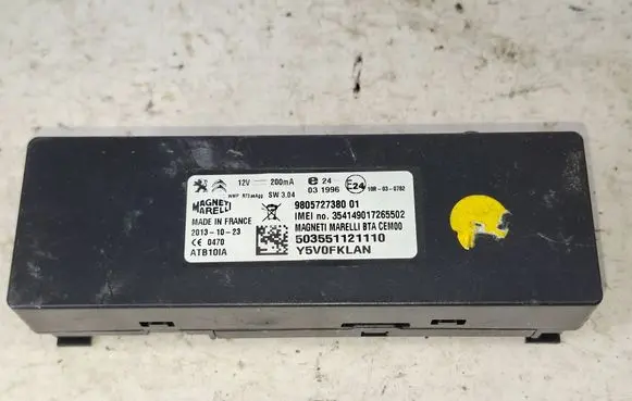 Peugeot 208 I Other control units/modules 9805727380 503551121110 354149017265502