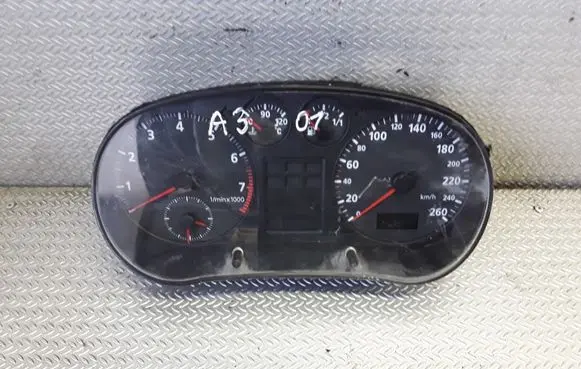 Audi A3 S3 8L Speedometer (instrument cluster) 8L0919860A 88311244245