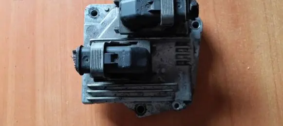 Opel Meriva A Engine ECU kit and lock set 12249823 MT35E21