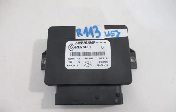 Renault Kadjar Rear brake EMF control unit/module 285F20284R